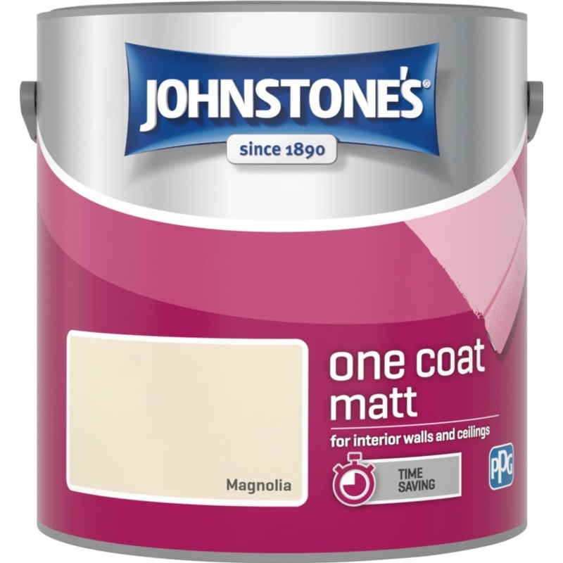Johnstone’s One Coat Matt 2.5L – Magnolia
