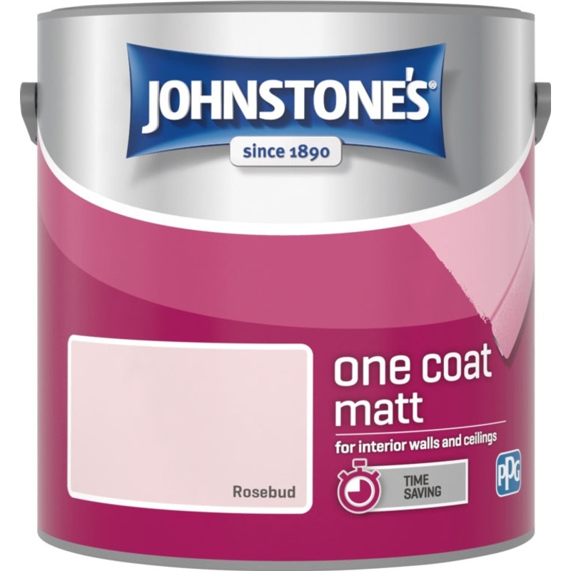 Johnstone’s One Coat Matt 2.5L – Rosebud
