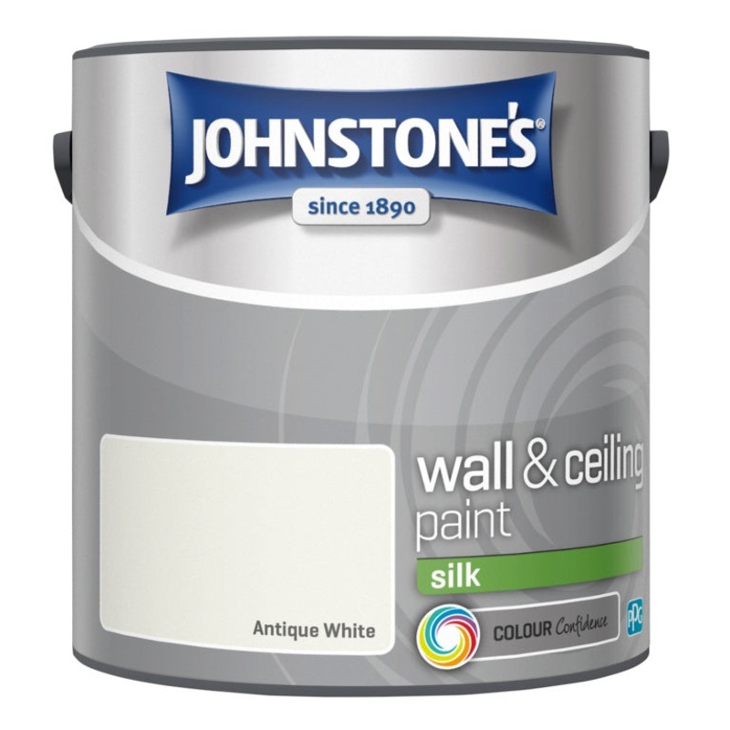 Johnstone’s Wall & Ceiling Silk 2.5L – Antique White