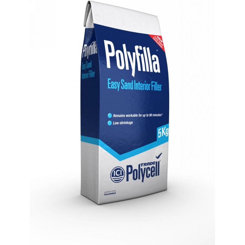 Polycell Easy Sand Interior Polyfilla – 5kg