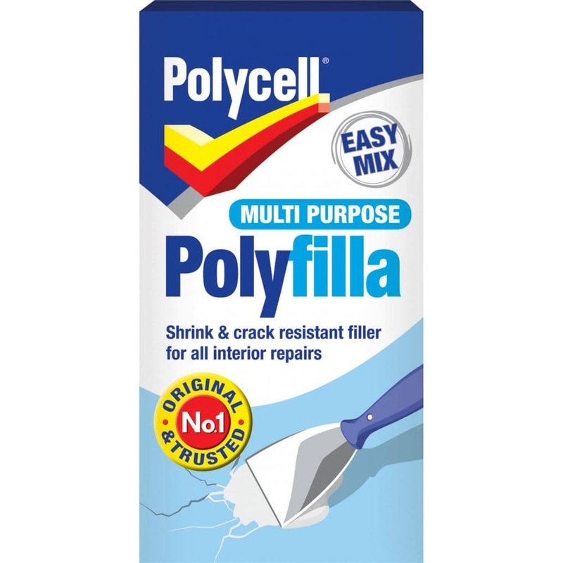 Polycell Polyfilla Multi Purpose White Powder Filler – 450g Box