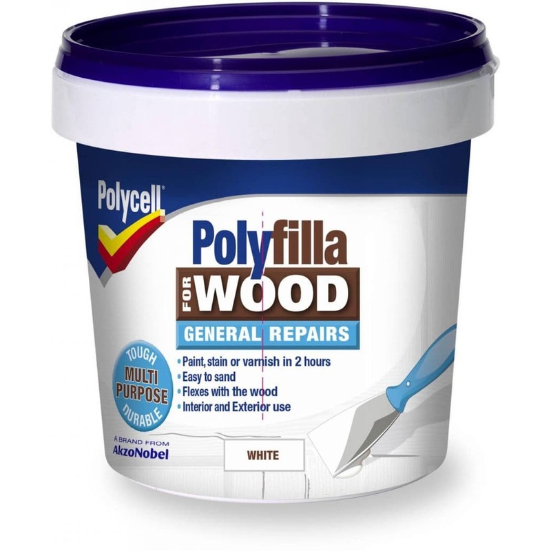 Polycell Polyfilla Wood Filler General Repairs – 380g Tub
