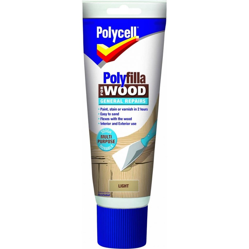 Polycell Polyfilla Wood General Repair – Light Tube 330gm
