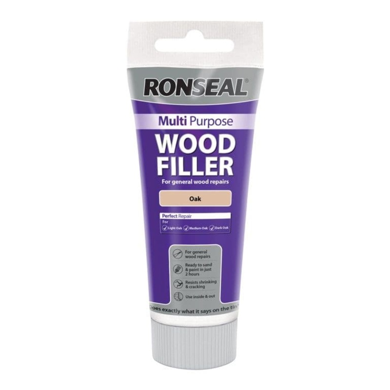 Ronseal Multi Purpose Wood Filler 100g – Oak