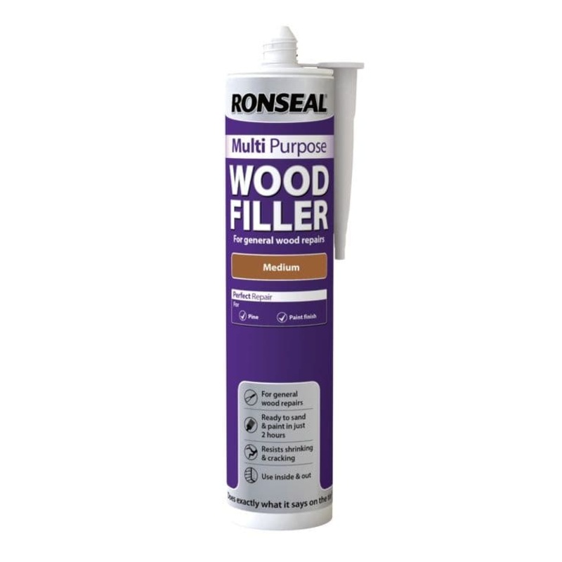 Ronseal Multi Purpose Wood Filler Cartridge 310ml – Medium