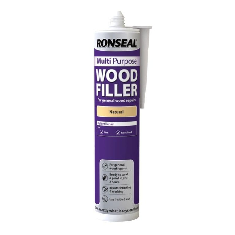 Ronseal Multi Purpose Wood Filler Cartridge 310ml – Natural