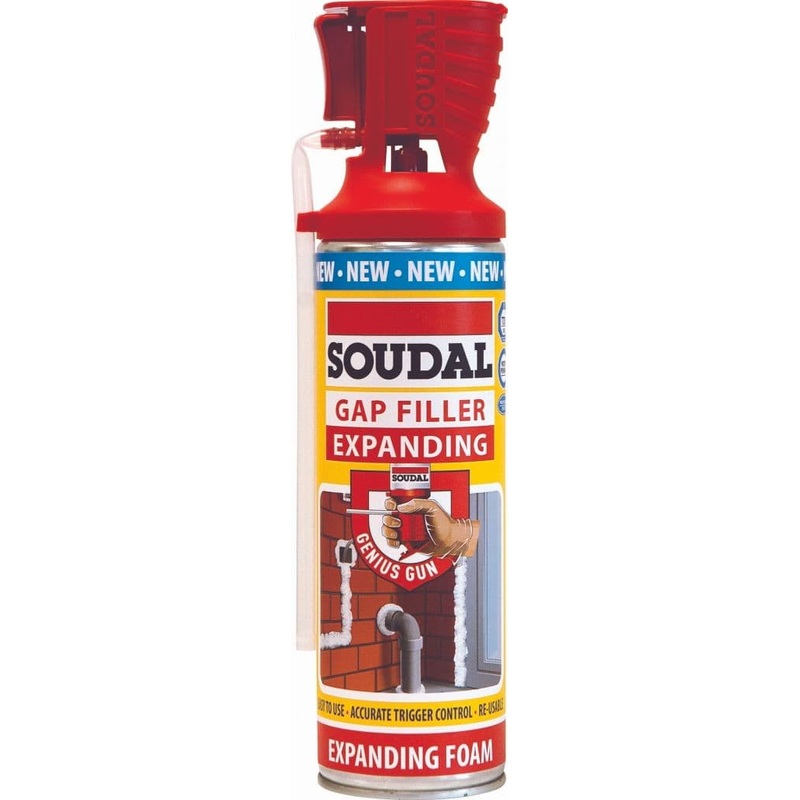 Soudal Genius Gun Gap Filling Expanding Foam – 500ml