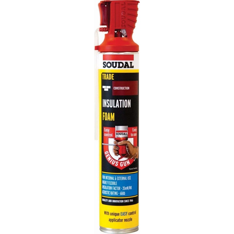 Soudal Genius Gun Insulation Foam – 750ml can