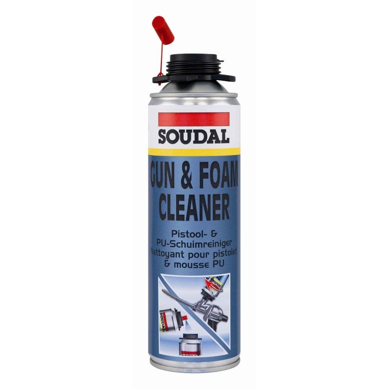 Soudal Gun & Foam Cleaner Colourless – 500ml aerosol can