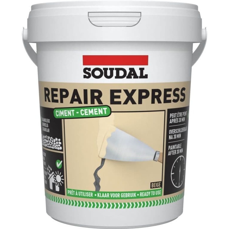 Soudal Repair Express Cement – Beige Tub