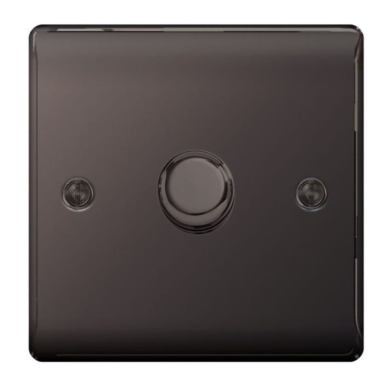 BG 1 Gang 2 Way Push Metal Black – 400w