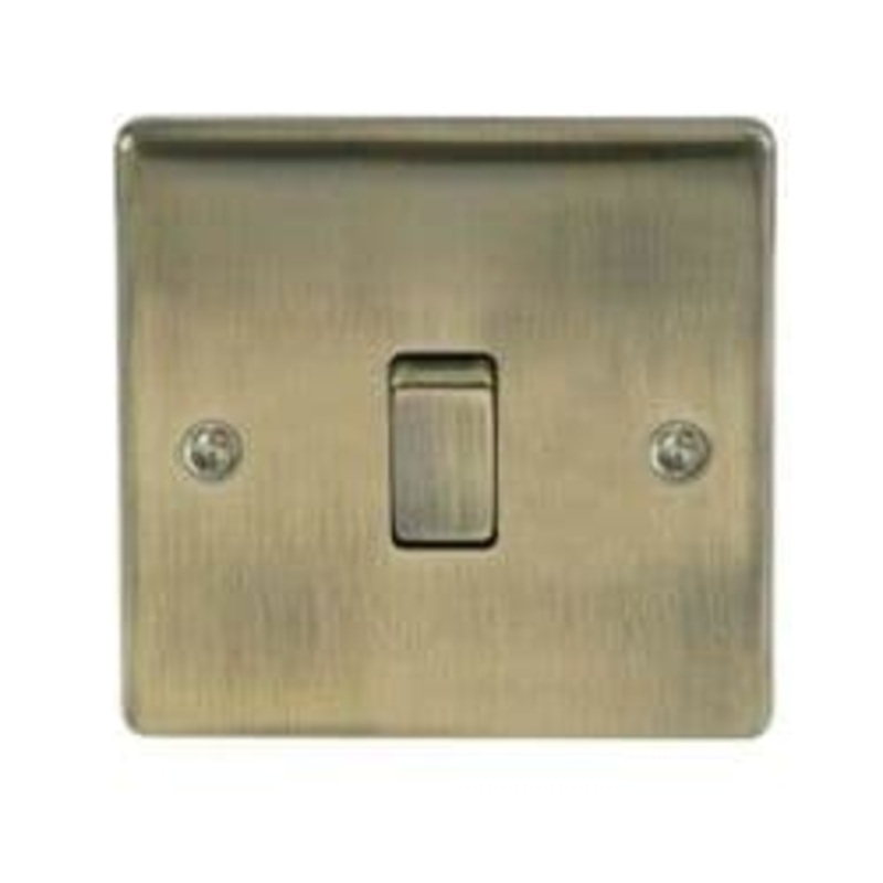 BG 1 Gang Switch – Antique Brass