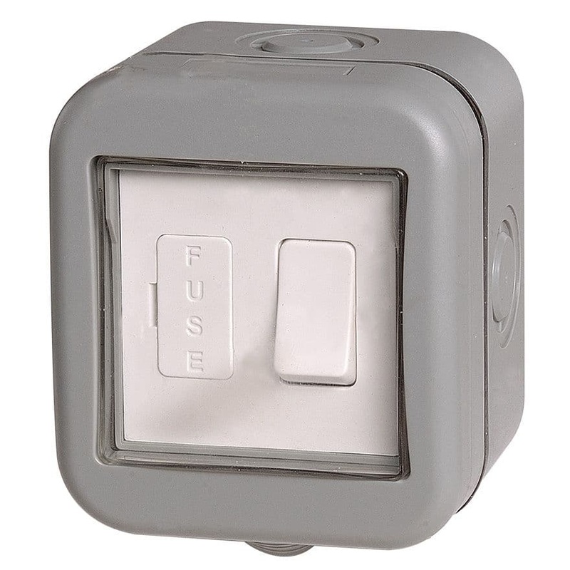 BG Weatherproof IP55 1 Gang Switched Fused Connection Unit