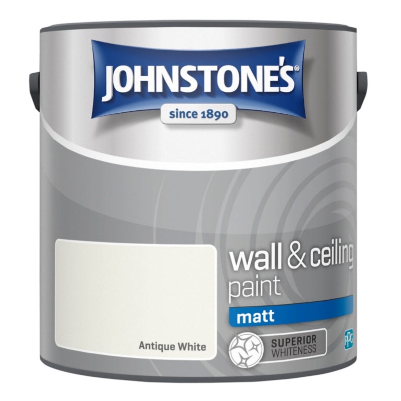 Johnstone’s Wall & Ceiling Matt 2.5L – Antique White