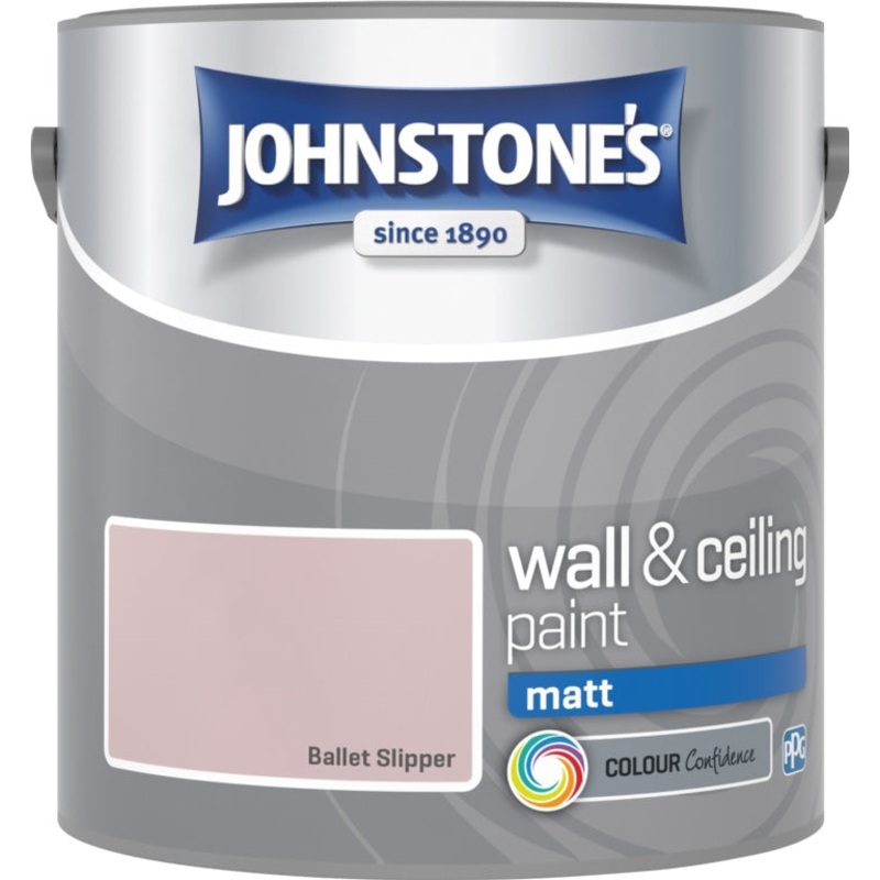 Johnstone’s Wall & Ceiling Matt 2.5L – Ballet Slipper
