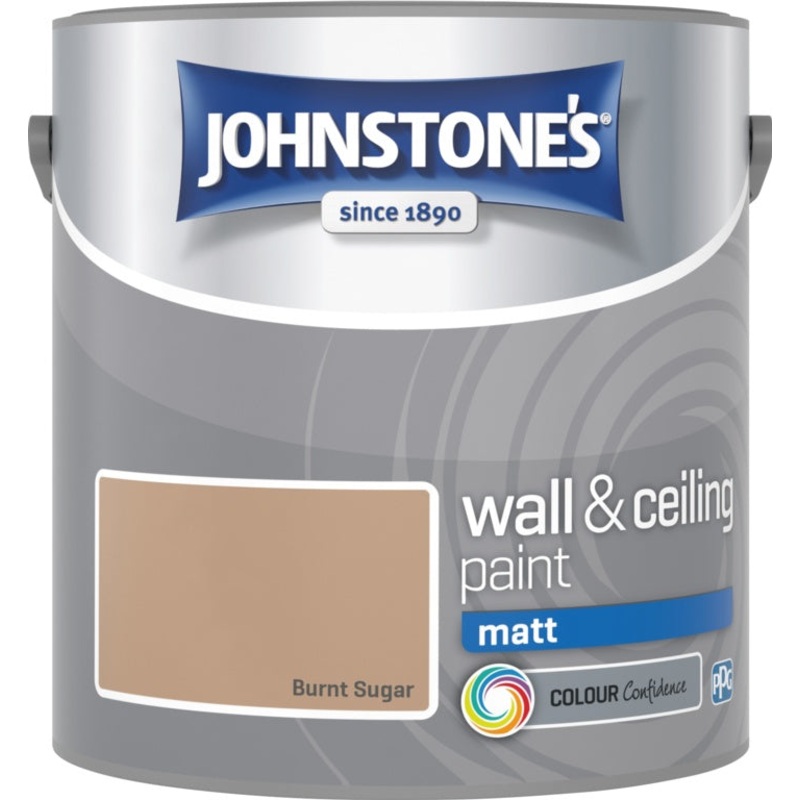 Johnstone’s Wall & Ceiling Matt 2.5L – Burnt Sugar