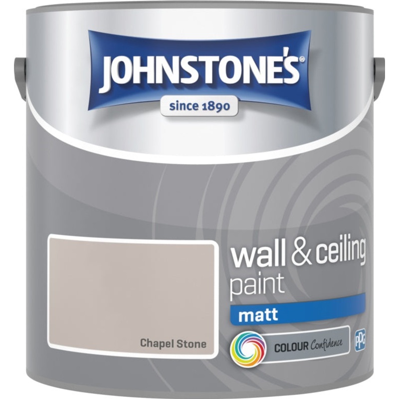 Johnstone’s Wall & Ceiling Matt 2.5L – Chapel Stone