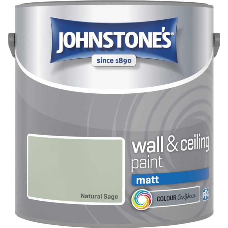Johnstone’s Wall & Ceiling Matt 2.5L – Natural Sage