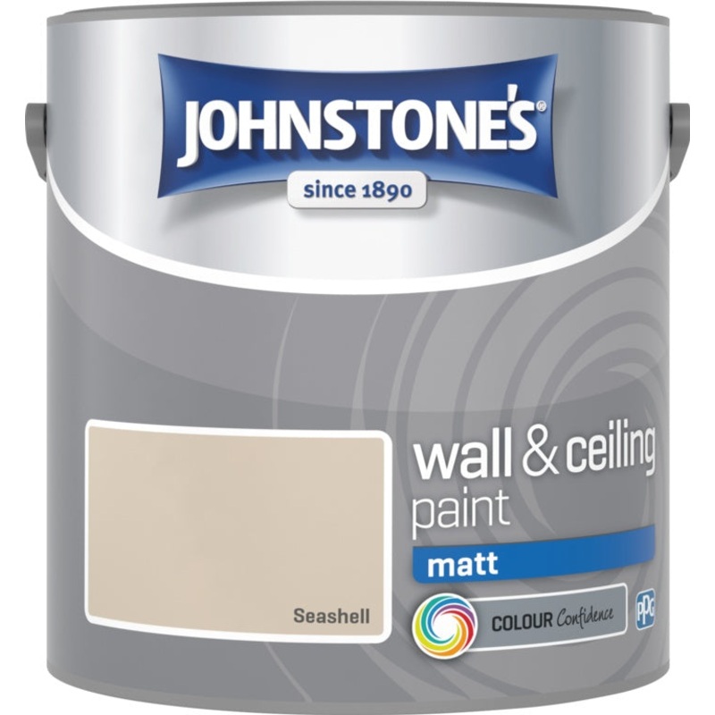 Johnstone’s Wall & Ceiling Matt 2.5L – Seashell
