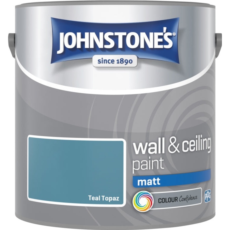 Johnstone’s Wall & Ceiling Matt 2.5L – Teal Topaz