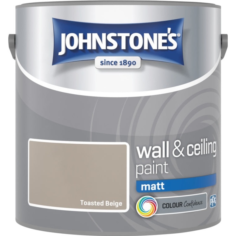Johnstone’s Wall & Ceiling Matt 2.5L – Toasted Beige