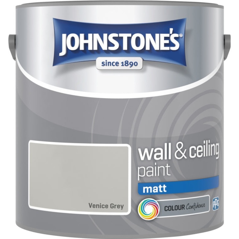 Johnstone’s Wall & Ceiling Matt 2.5L – Venice Grey