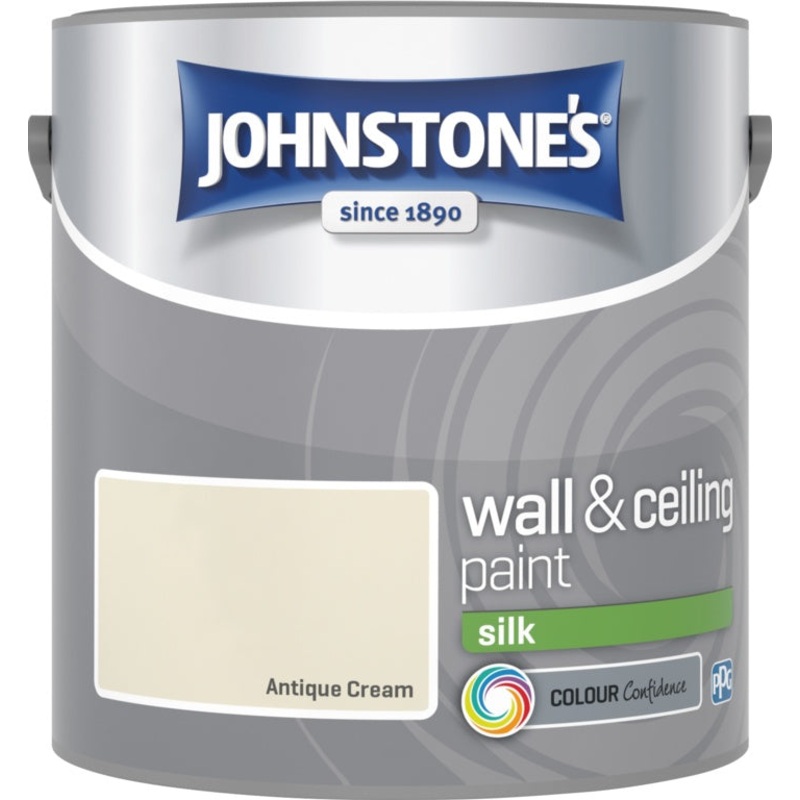Johnstone’s Wall & Ceiling Silk 2.5L – Antique Cream