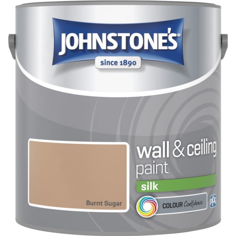Johnstone’s Wall & Ceiling Silk 2.5L – Burnt Sugar
