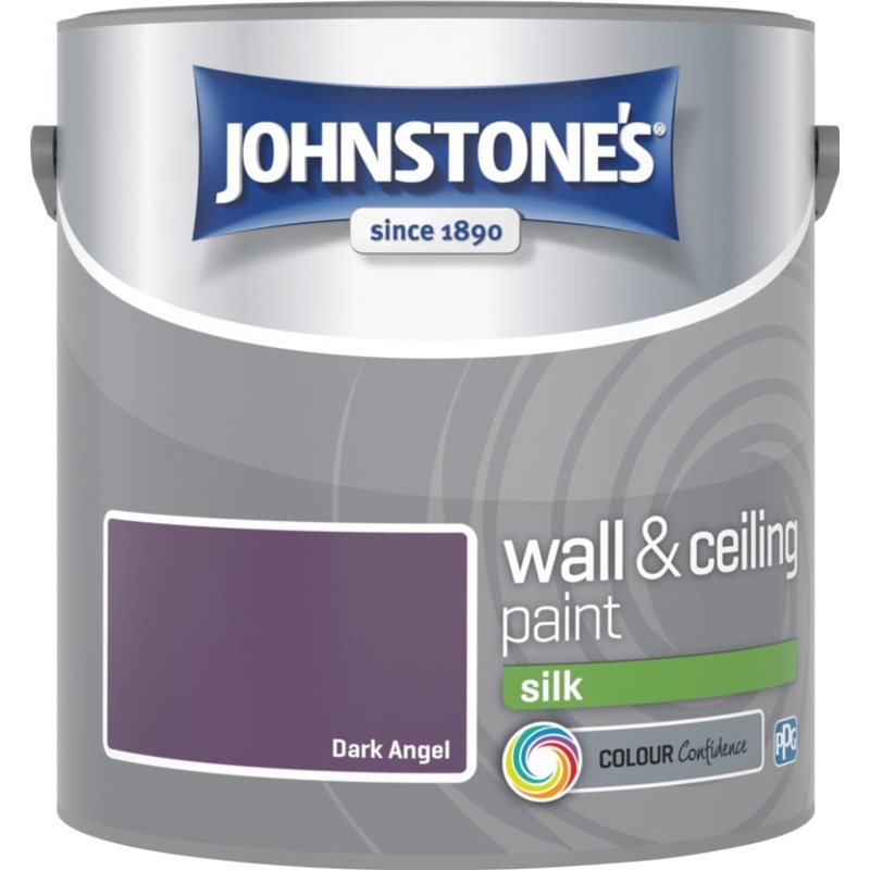 Johnstone’s Wall & Ceiling Silk 2.5L – Dark Angel