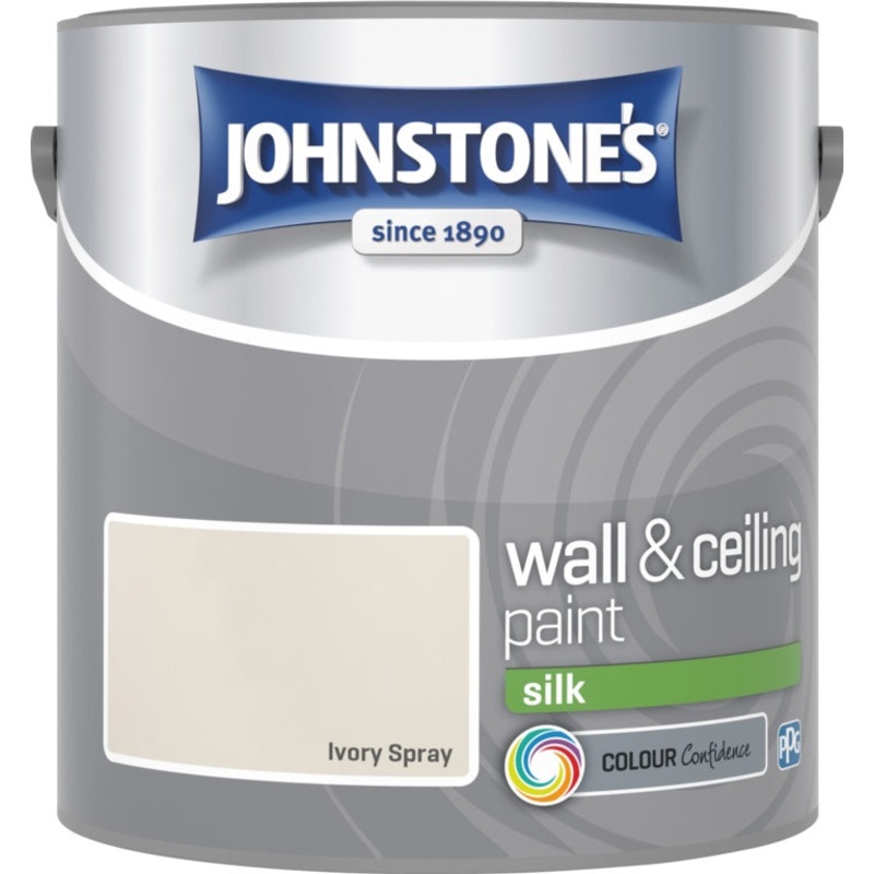 Johnstone’s Wall & Ceiling Silk 2.5L – Ivory Spray