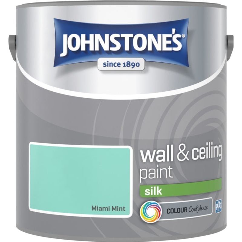 Johnstone’s Wall & Ceiling Silk 2.5L – Miami Mint