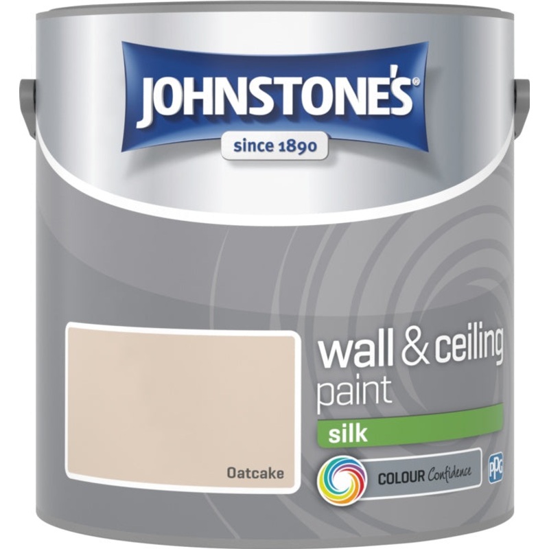 Johnstone’s Wall & Ceiling Silk 2.5L – Oatcake