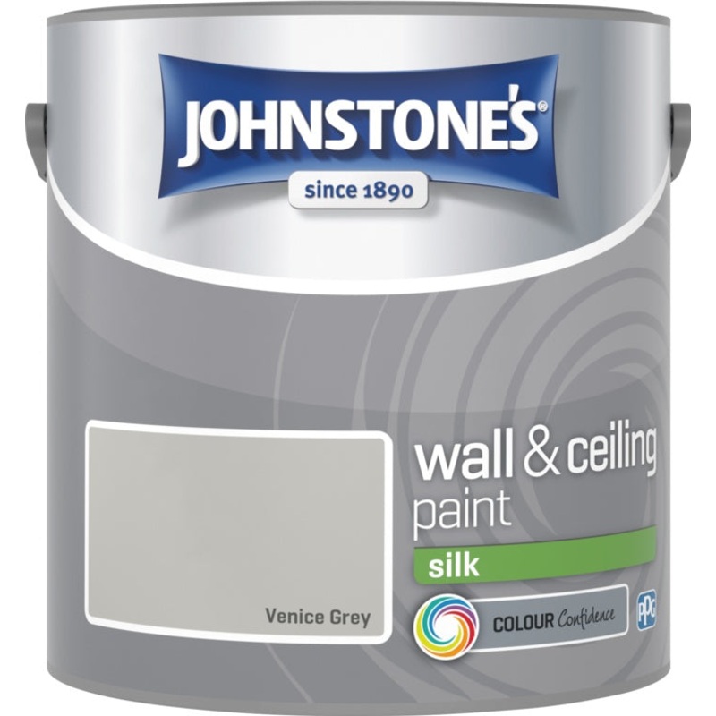Johnstone’s Wall & Ceiling Silk 2.5L – Venice Grey