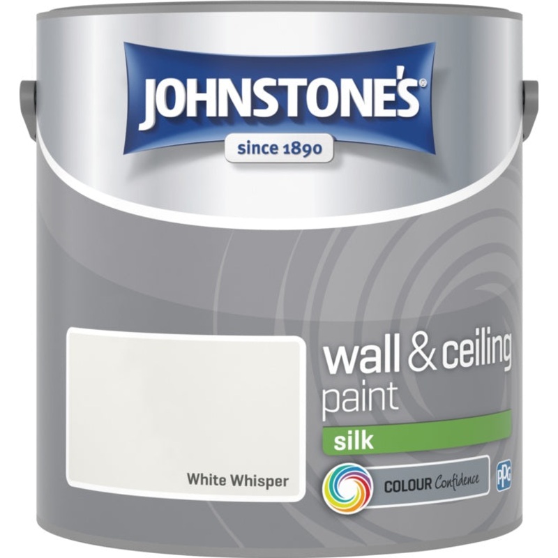 Johnstone’s Wall & Ceiling Silk 2.5L – White Whisper