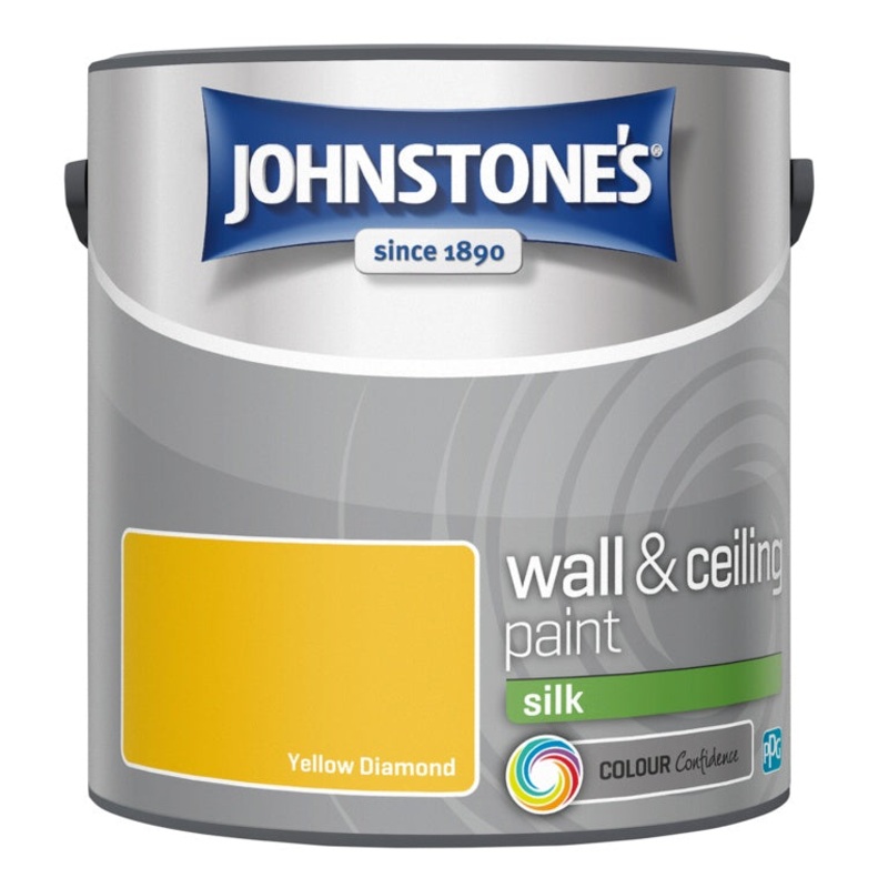 Johnstone’s Wall & Ceiling Silk 2.5L – Yellow Diamond