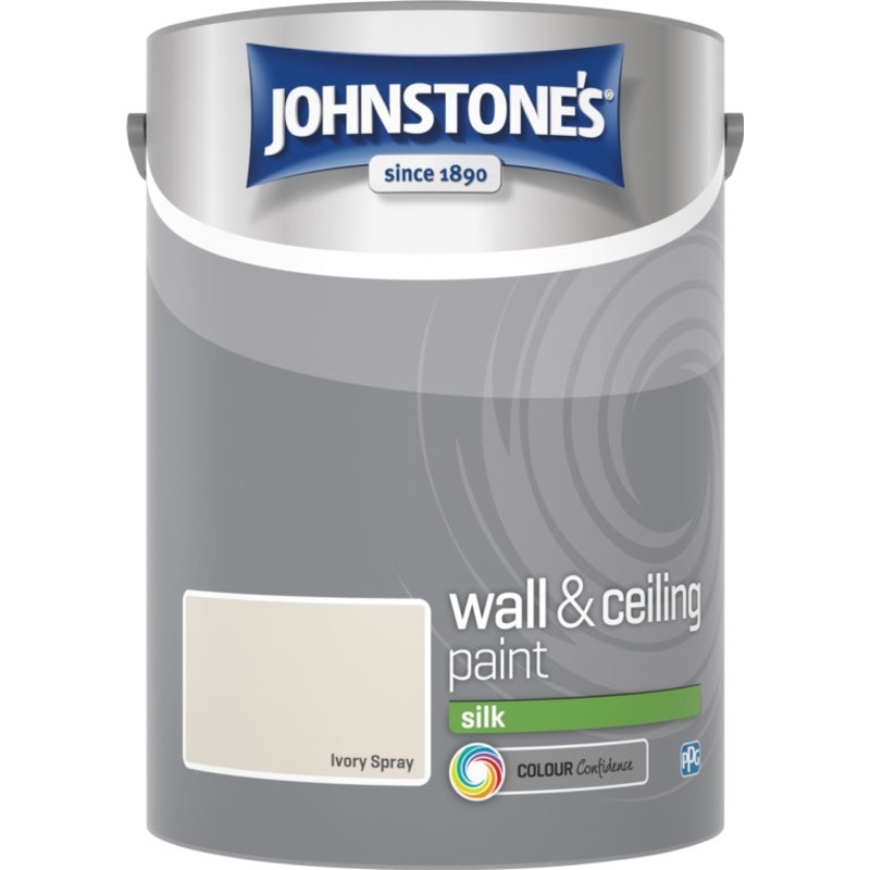 Johnstone’s Wall & Ceiling Silk 5L – Ivory Spray