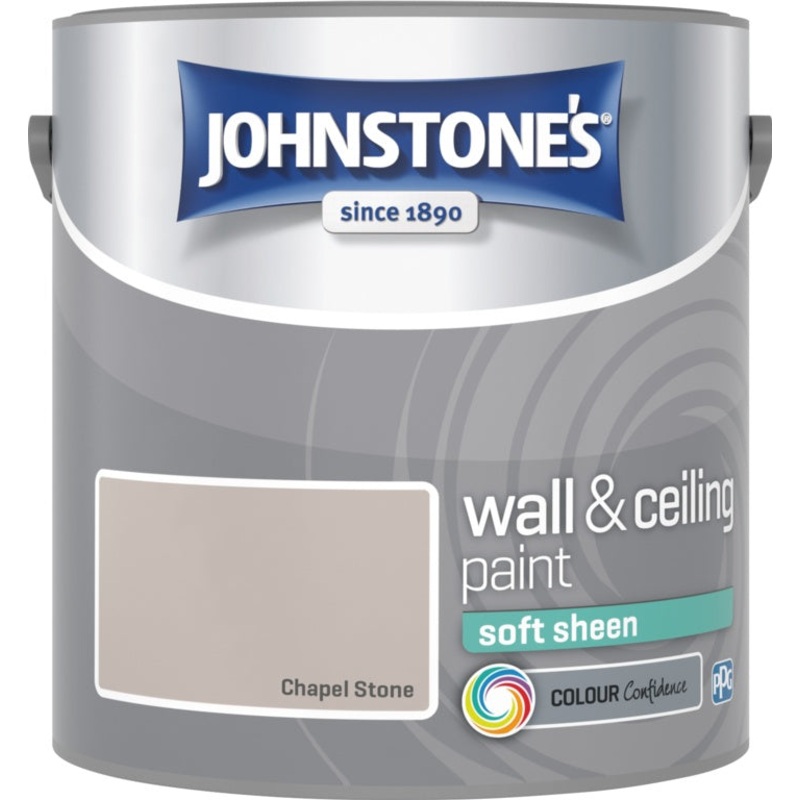 Johnstone’s Wall & Ceiling Soft Sheen 2.5L – Chapel Stone