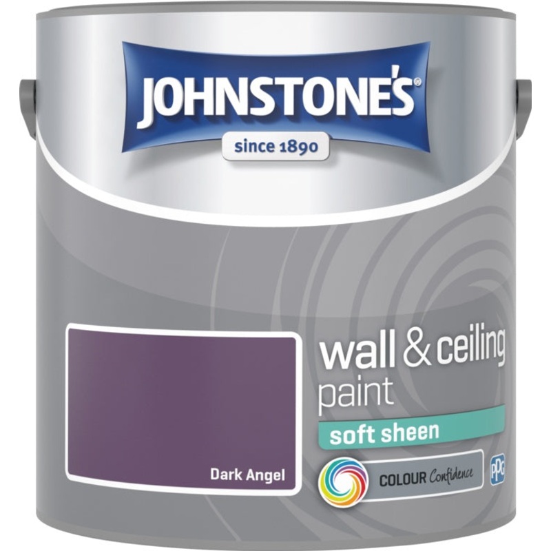 Johnstone’s Wall & Ceiling Soft Sheen 2.5L – Dark Angel