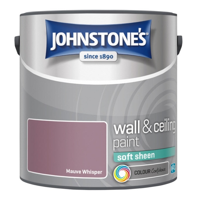 Johnstone’s Wall & Ceiling Soft Sheen 2.5L – Mauve Whisper