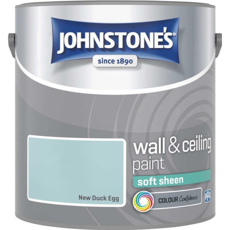 Johnstone’s Wall & Ceiling Soft Sheen 2.5L – New Duck Egg
