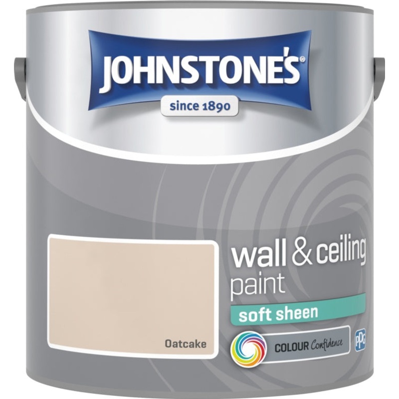 Johnstone’s Wall & Ceiling Soft Sheen 2.5L – Oatcake