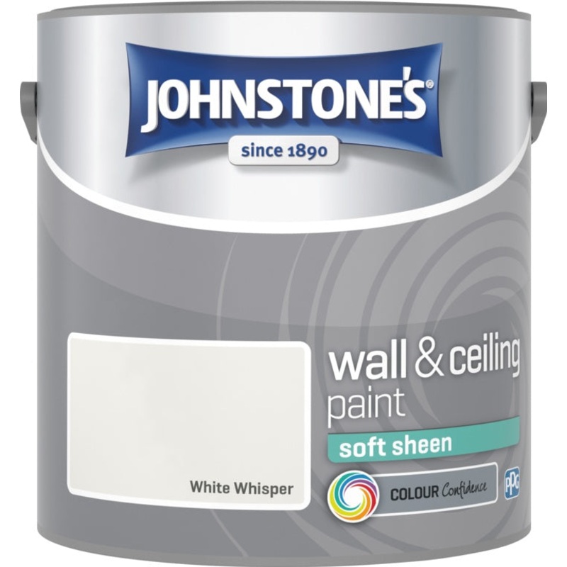 Johnstone’s Wall & Ceiling Soft Sheen 2.5L – White Whisper