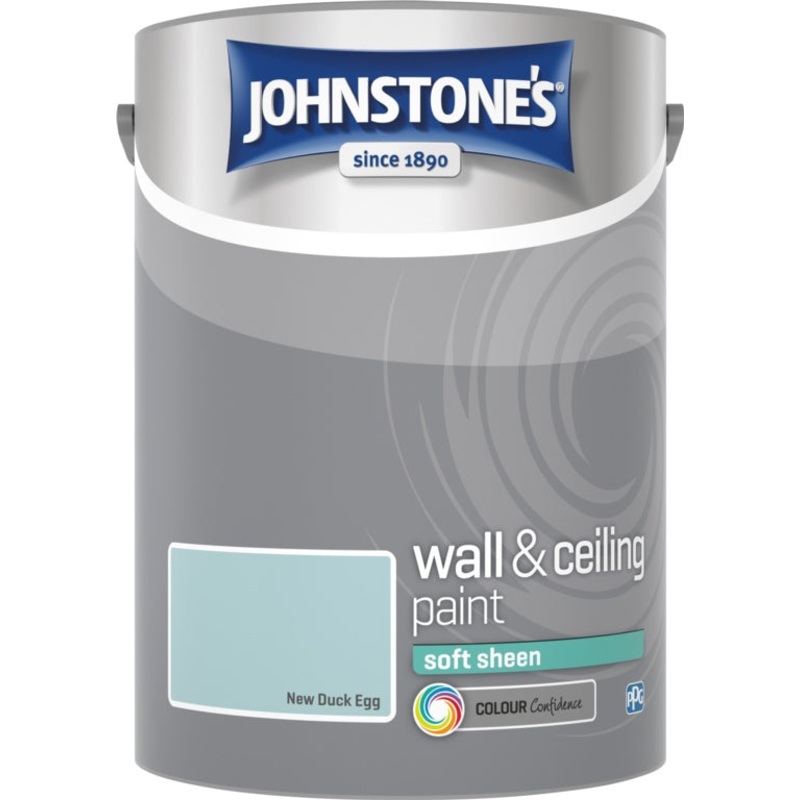 Johnstone’s Wall & Ceiling Soft Sheen 5L – New Duck Egg