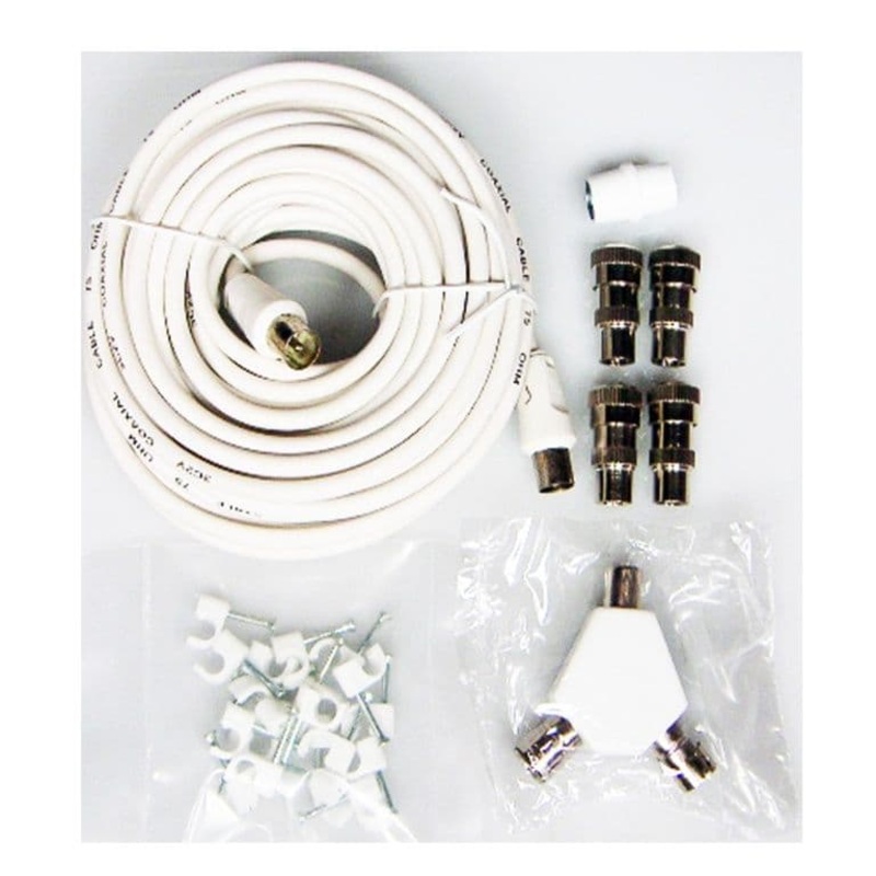 Securlec TV Lead Kit (Comprising, 7077, 7118, 7113, F51) – Bubble Packed