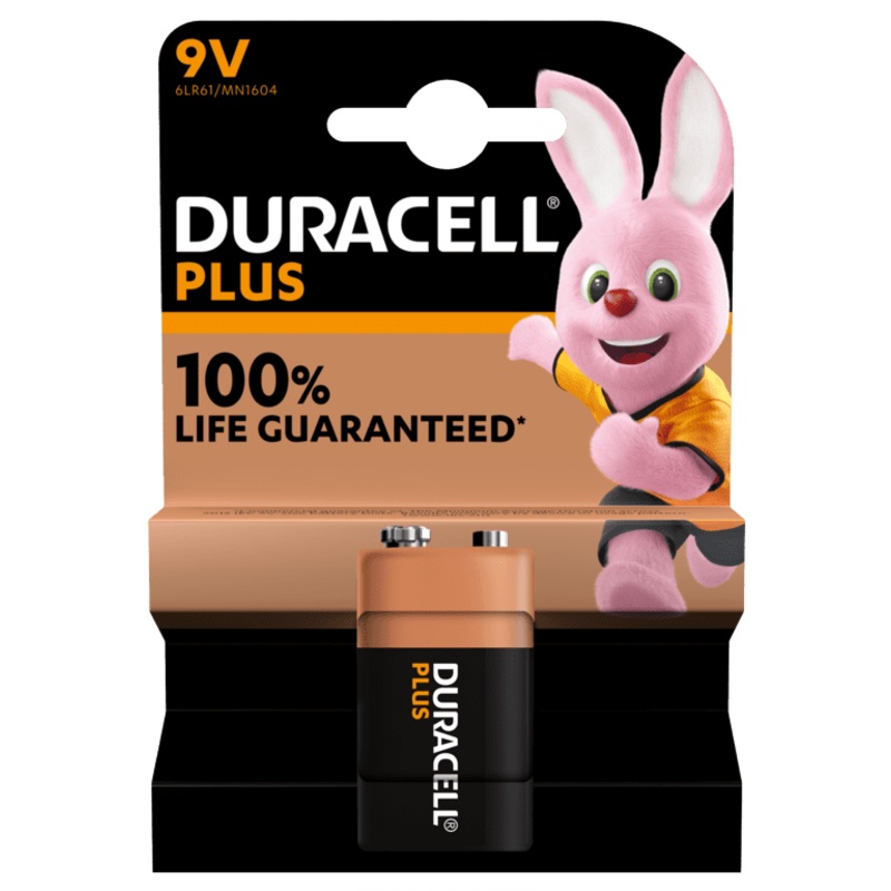 Duracell Plus Battery – 9V