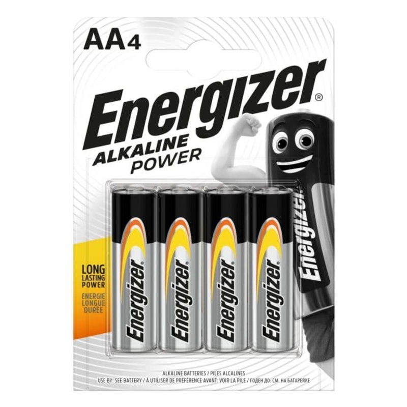 Energizer Alkaline Power AA E91 – Pack 4