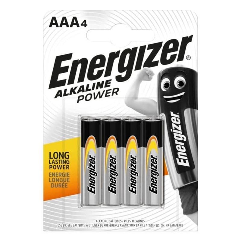 Energizer Alkaline Power AAA E91 – Pack 4