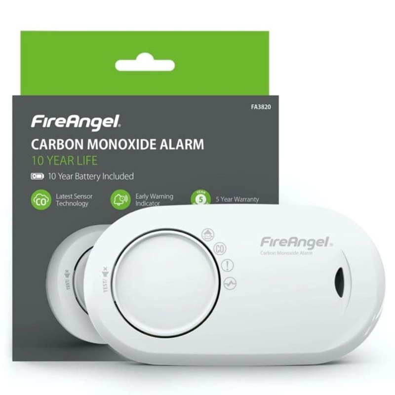 Fire Angel Carbon Monoxide Alarm – 10 Year Life
