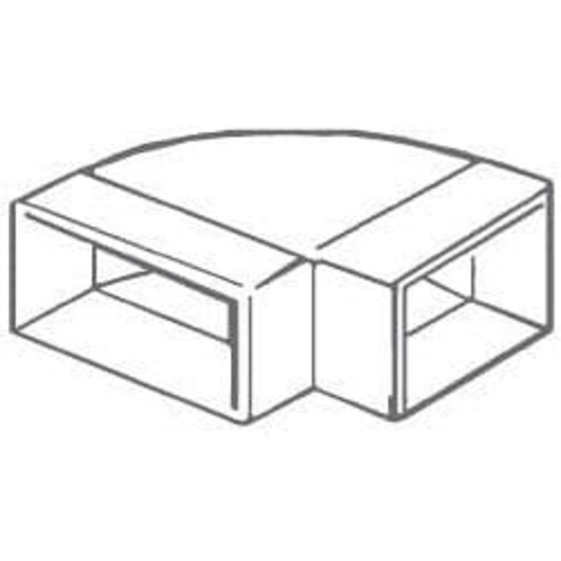 Manrose Horizontal Bend 90 Degree – 110x54mm