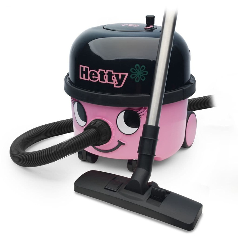 Numatic Hetty Cylinder Vacuum Cleaner – Pink 620W